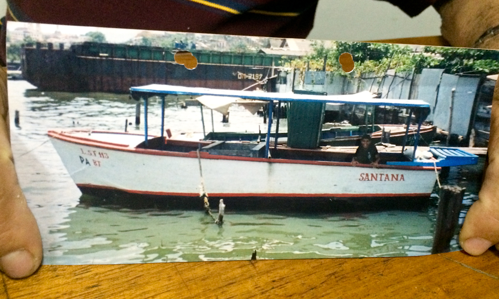 Fotografía de Santana, el bote; tomada por Santana, el hombre (Foto: Elaine Díaz)
